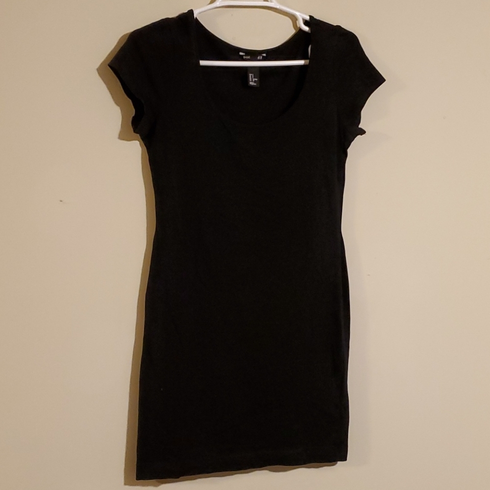 Black mini dress